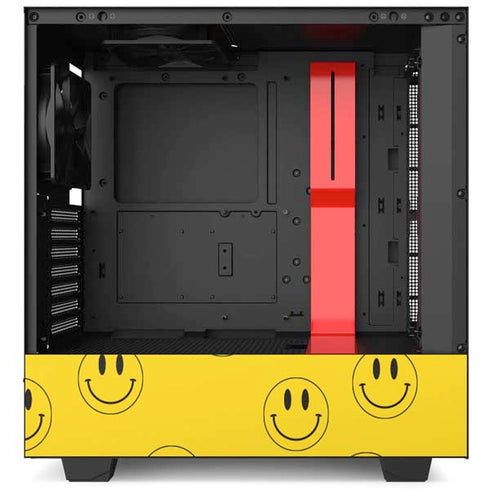 Happy Face Pattern NZXT H510 Compact ATX Mid-Tower Case Skin