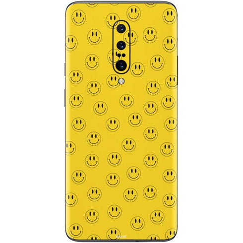 Happy Face Pattern OnePlus 7 Pro Skin
