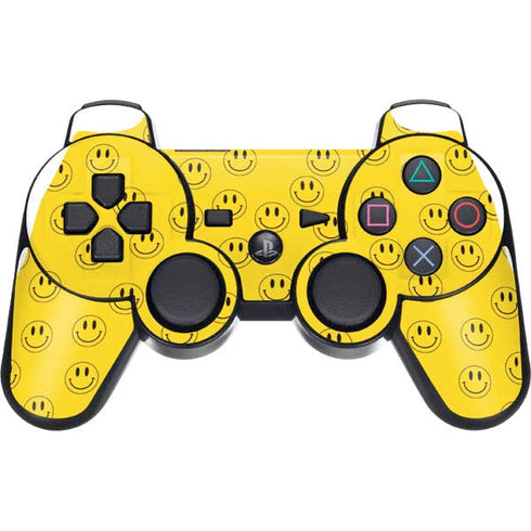 Happy Face Pattern PS3 Dual Shock wireless controller Skin
