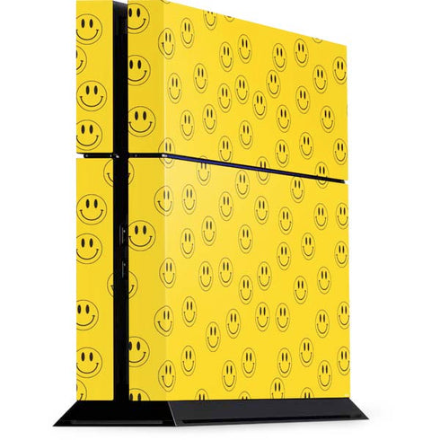 Happy Face Pattern PS4 Console Skin