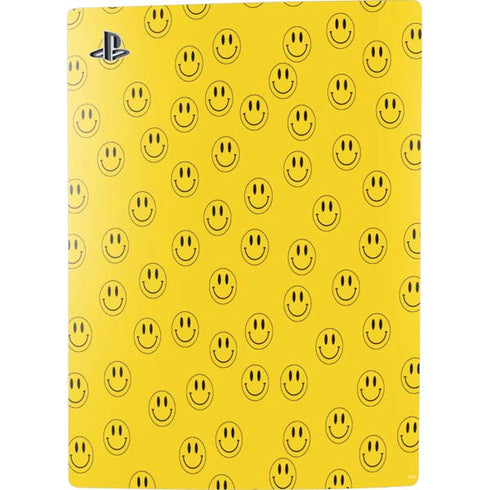 Happy Face Pattern PS5 Console Skin
