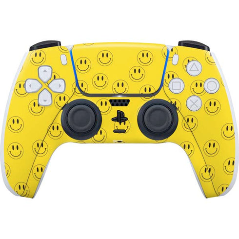 Happy Face Pattern PS5 Controller Skin