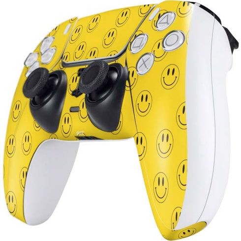 Happy Face Pattern PS5 Controller Skin