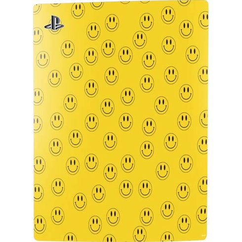 Happy Face Pattern PS5 Digital Edition Console Skin