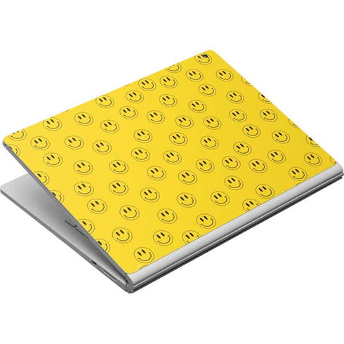 Happy Face Pattern Surface Book Skin