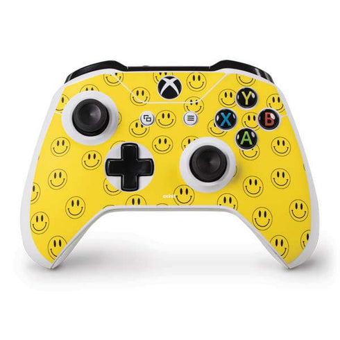 Happy Face Pattern Xbox One S Controller Skin