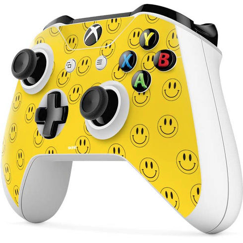 Happy Face Pattern Xbox One S Controller Skin
