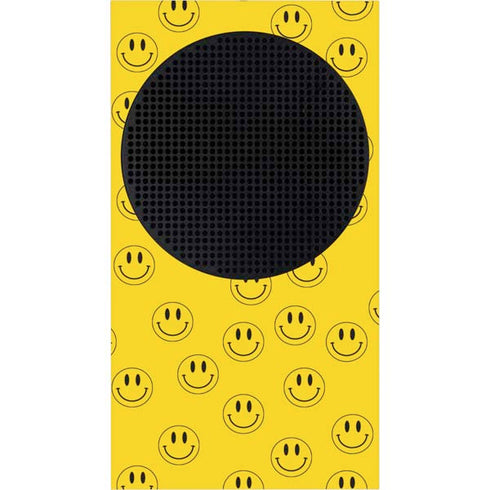 Happy Face Pattern Xbox Series S Console Skin