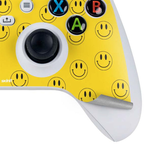 Happy Face Pattern Xbox Series S Controller Skin