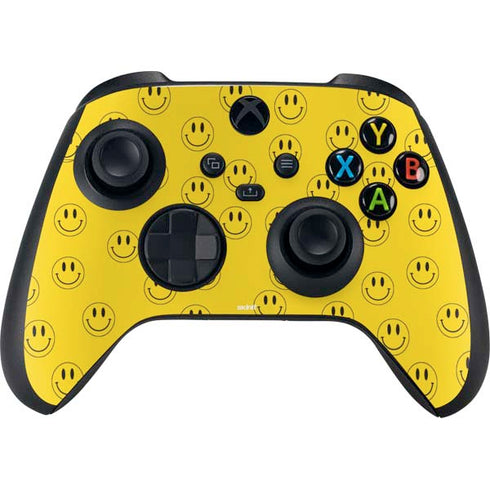Happy Face Pattern Xbox Series X Controller Skin