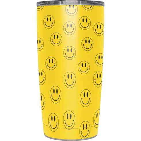 Happy Face Pattern Yeti 20oz Tumbler Skin