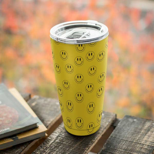 Happy Face Pattern Yeti 20oz Tumbler Skin