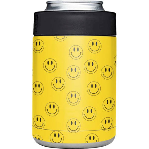Happy Face Pattern Yeti Colster Can Insulator Skin
