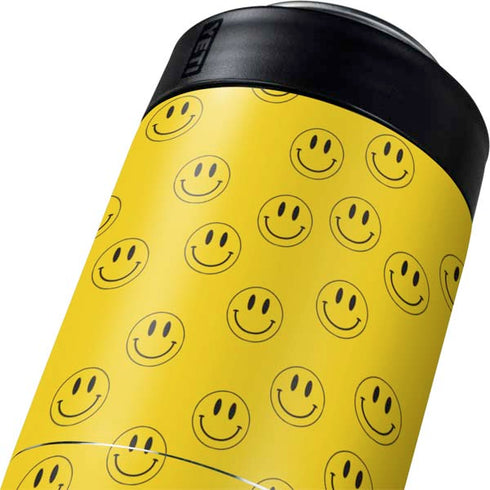 Happy Face Pattern Yeti Colster Can Insulator Skin