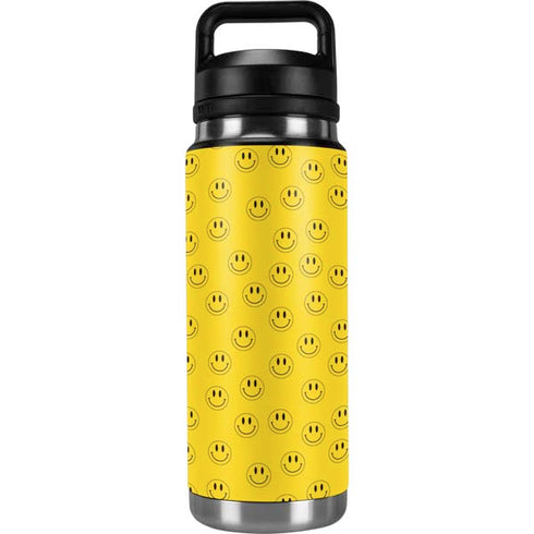 Happy Face Pattern YETI Rambler 26oz Bottle Skin