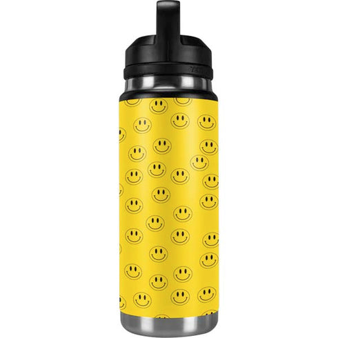 Happy Face Pattern YETI Rambler 26oz Bottle Skin