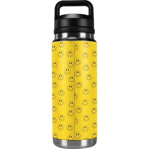 Happy Face Pattern YETI Rambler 26oz Bottle Skin