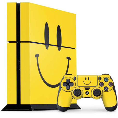 Happy Face PS4 Console and Controller Bundle Skin