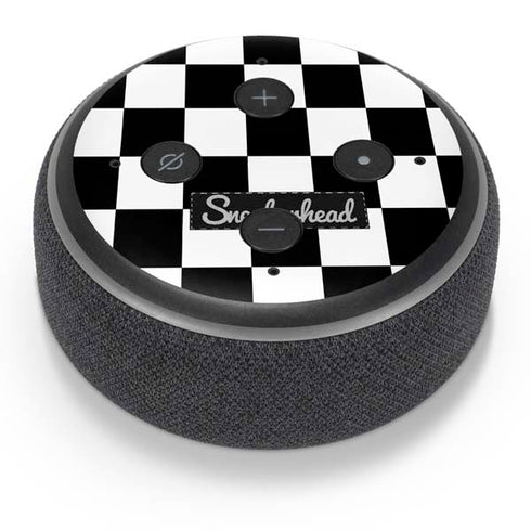 Sneakerhead Checkered Amazon Echo Dot Skin