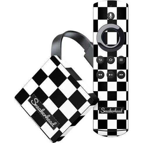 Sneakerhead Checkered Amazon Fire TV Skin