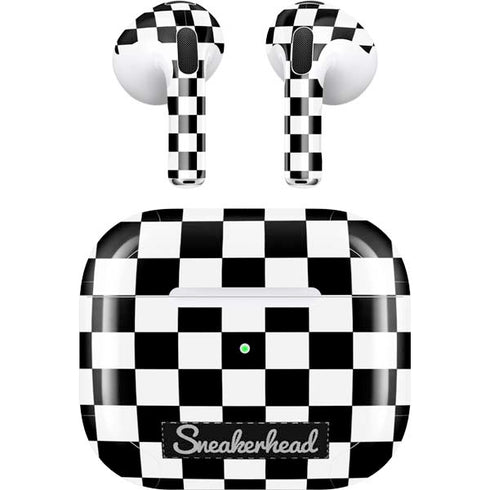 Sneakerhead Checkered Apple AirPods (3rd Gen 2021) Skin