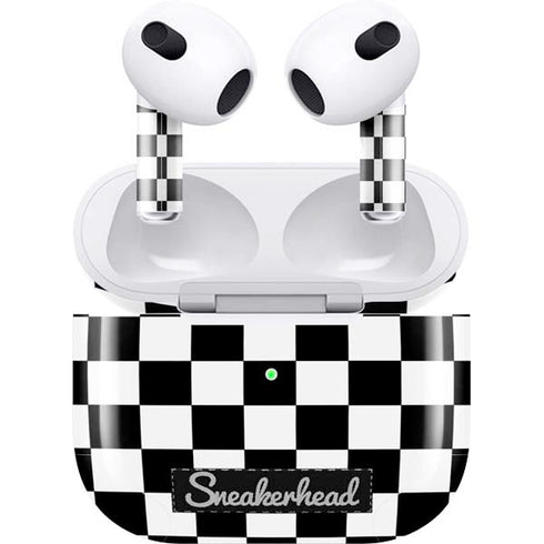 Sneakerhead Checkered Apple AirPods (3rd Gen 2021) Skin