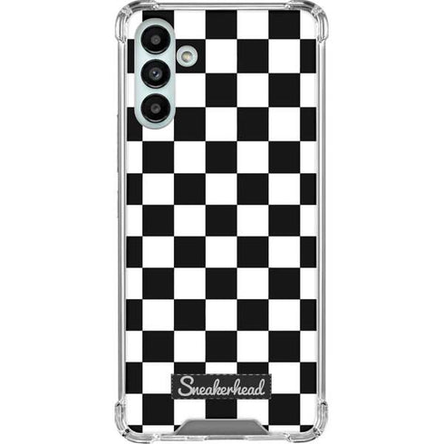 Sneakerhead Checkered Galaxy A13 5G Clear Case