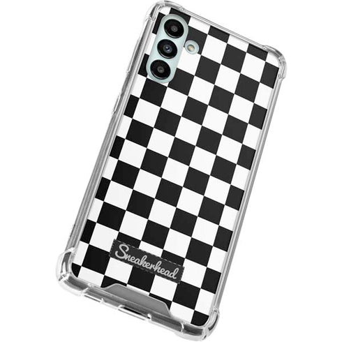 Sneakerhead Checkered Galaxy A13 5G Clear Case
