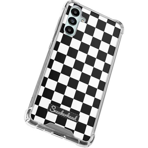 Sneakerhead Checkered Galaxy A14 5G Clear Case