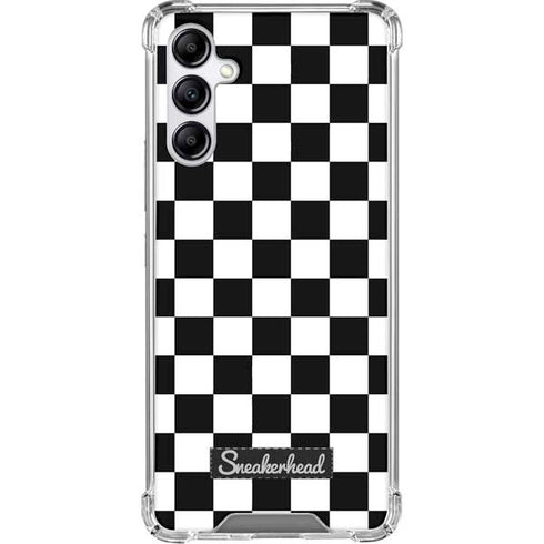 Sneakerhead Checkered Galaxy A15 5G Clear Case