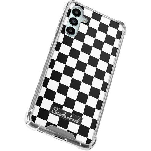 Sneakerhead Checkered Galaxy A15 5G Clear Case