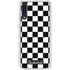 Sneakerhead Checkered Galaxy A50 Clear Case