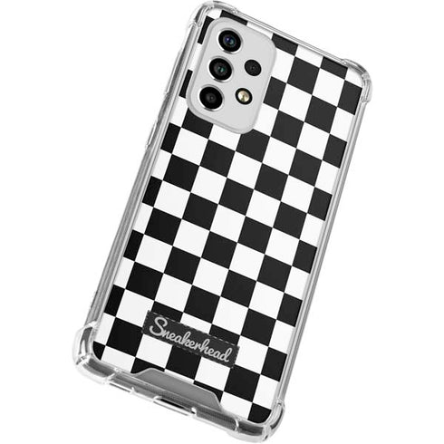 Sneakerhead Checkered Galaxy A53 5G Clear Case