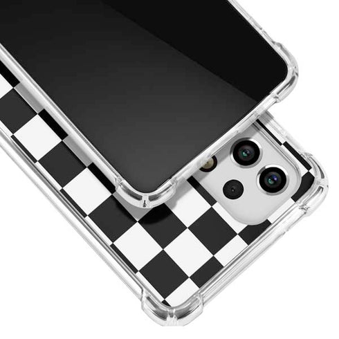 Sneakerhead Checkered Galaxy A53 5G Clear Case