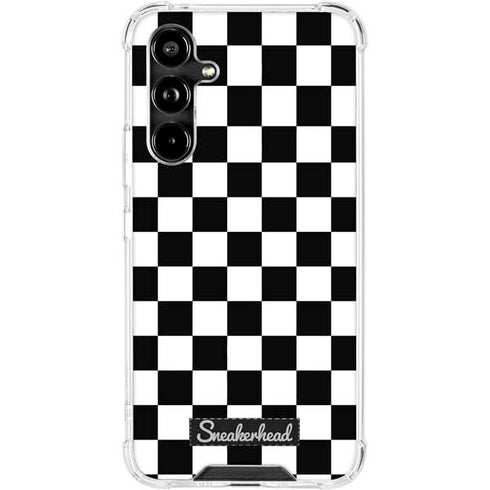 Sneakerhead Checkered Galaxy A54 5G Clear Case