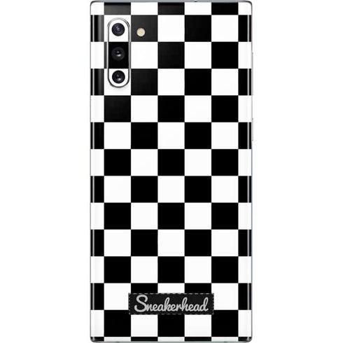 Sneakerhead Checkered Galaxy Note 10 Skin