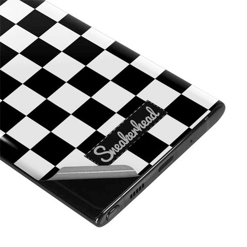 Sneakerhead Checkered Galaxy Note 10 Skin