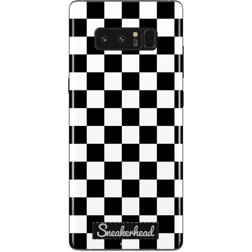 Sneakerhead Checkered Galaxy Note 8 Skin