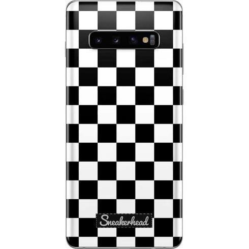 Sneakerhead Checkered Galaxy S10 Plus Skin