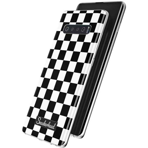 Sneakerhead Checkered Galaxy S10 Plus Skin