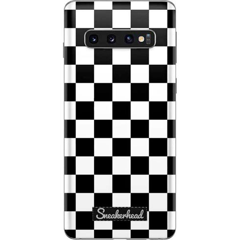 Sneakerhead Checkered Galaxy S10 Skin