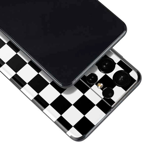 Sneakerhead Checkered Galaxy S21 Ultra 5G Skin
