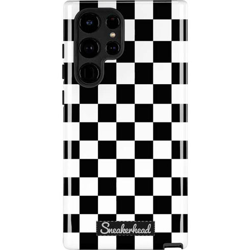 Sneakerhead Checkered Galaxy S22 Ultra Pro Case