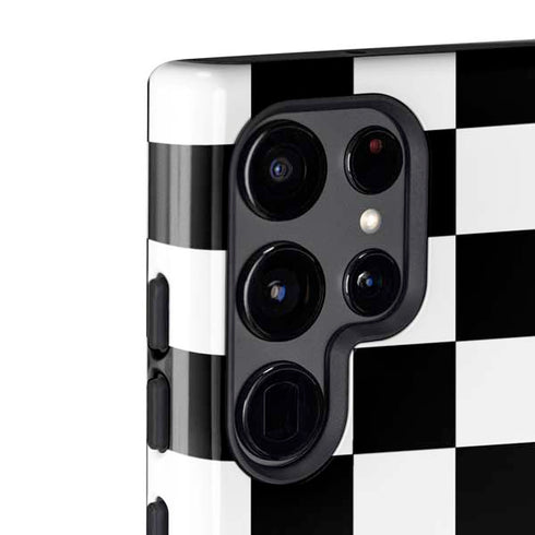 Sneakerhead Checkered Galaxy S22 Ultra Pro Case