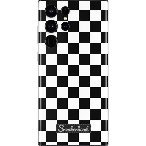 Sneakerhead Checkered Galaxy S22 Ultra Skin