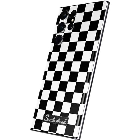 Sneakerhead Checkered Galaxy S22 Ultra Skin