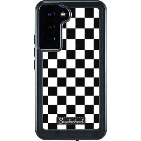 Sneakerhead Checkered Galaxy S23 Plus Waterproof Case