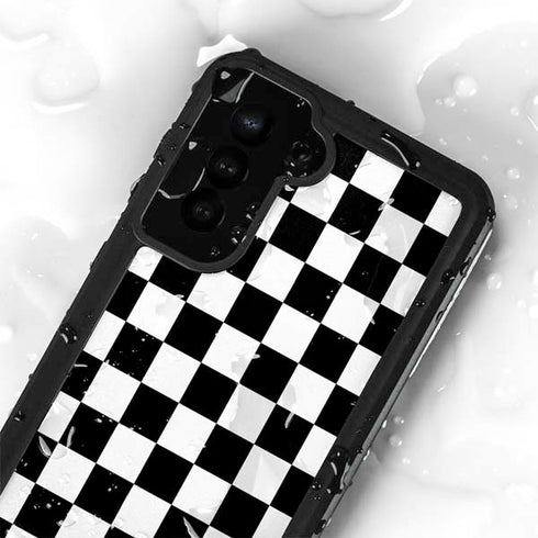 Sneakerhead Checkered Galaxy S23 Plus Waterproof Case