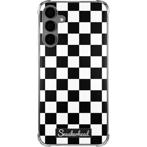 Sneakerhead Checkered Galaxy S24 Plus Clear Case