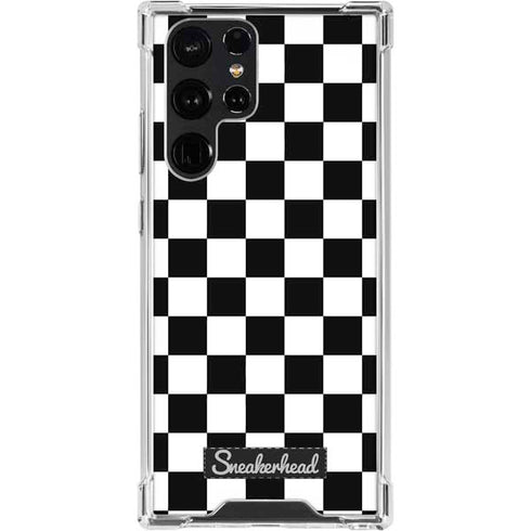 Sneakerhead Checkered Galaxy S24 Ultra Clear Case